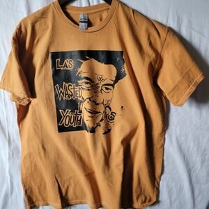 LA's Wasted Youth   band   t shirt size  xl burnt orange